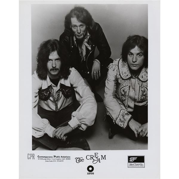 Cream Original Publicity Photograph (1968)