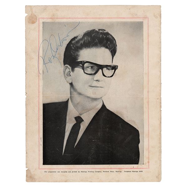 Roy Orbison Signed Photograph