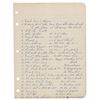 Image 1 : Bruce Springsteen Handwritten Song List