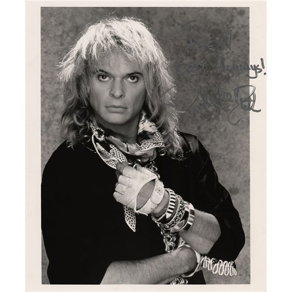 Van Halen: David Lee Roth Signed Photograph