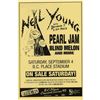 Image 1 : Neil Young and Pearl Jam 1993 Vancouver Concert Poster