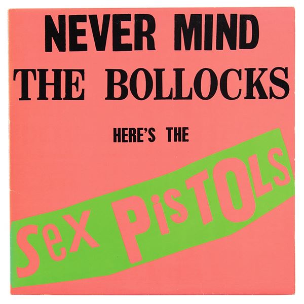 The Sex Pistols U.S. Album Pressing of Never Mind the Bollocks, Here's the Sex Pistols with Press Ki