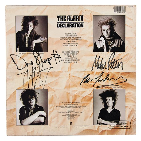 The Alarm Signed Album