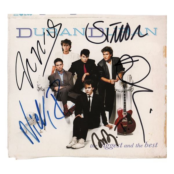 Duran Duran Signed CD Sleeve