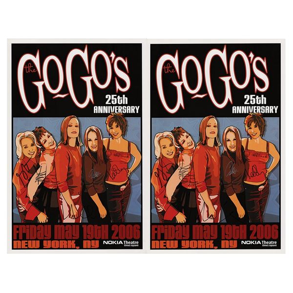 The Go-Go's (2) Signed Posters