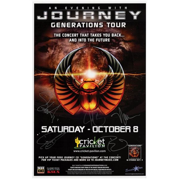 Journey Signed Concert Poster