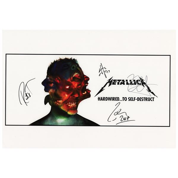 Metallica Signed Print