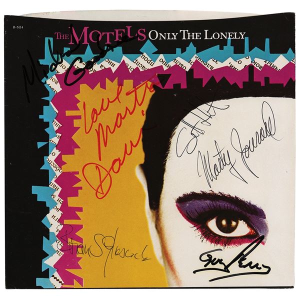 The Motels Signed 45 RPM Record