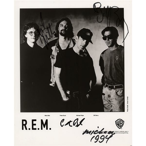 R.E.M. Signed Photograph