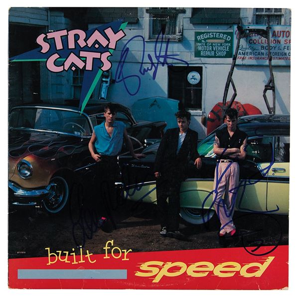 Stray Cats Signed Album