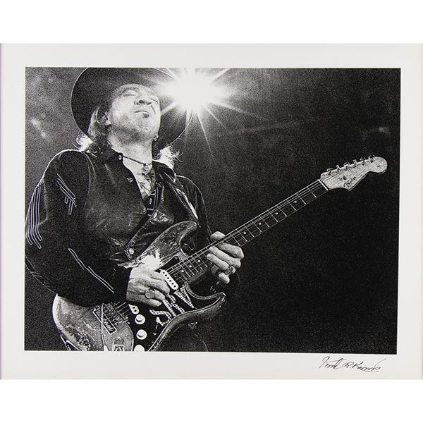 Stevie Ray Vaughan Photographic Print by Robert M. Knight