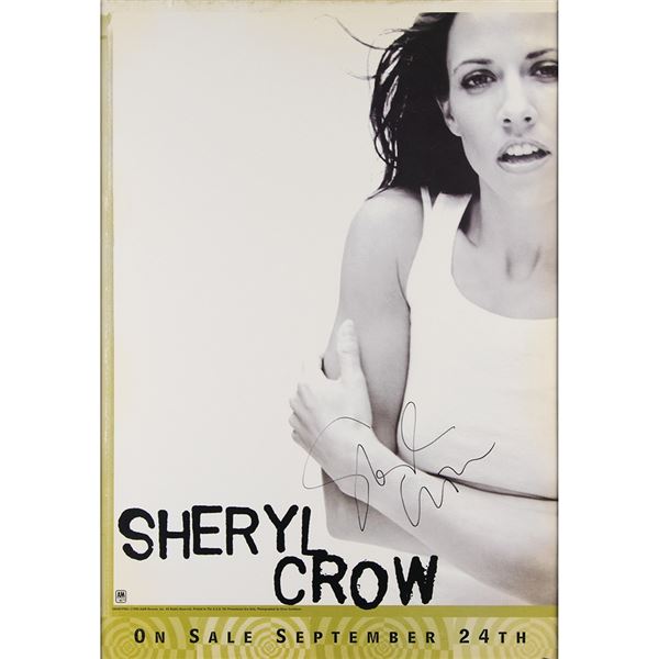 Sheryl Crow Signed Poster