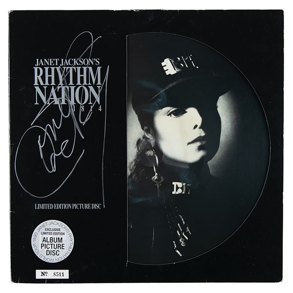 Janet Jackson Signed Album