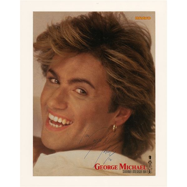 George Michael Signed Photograph