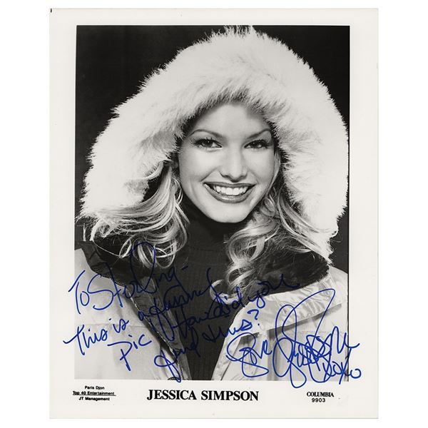 Jessica Simpson Signed Photograph