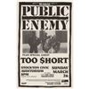 Image 1 : Public Enemy and Too $hort 1989 Stockton Concert Poster