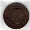 Image 2 : 1888 Large Canadian One Cent With Queen Victoria