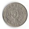 Image 1 : 1924 Canadian Five Cent Piece
