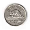 Image 1 : 1947 Canadian Five Cent Piece