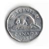 Image 1 : 1954 Canadian Five Cent Piece