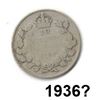 Image 1 : 1936 Canadian Ten Cents