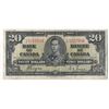 Image 1 : 1937 Twenty Dollar Canadian Bank Note K/E 5217956