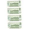 Image 2 : 1973 Wilson and Bouey  FOUR Consecutive Bills UNCIRCULATED CRISP
