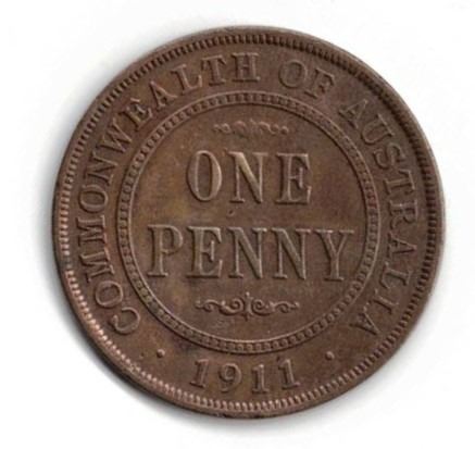 1911 Austalian Large Penny