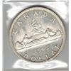 Image 1 : 1963 Canadian SILVER One Dollar Coin