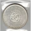 Image 1 : 1964 Canadian SILVER One Dollar Coin