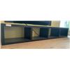 Image 2 : Ikea Black Compartment Table/Shelf 72" x 12" x 12"