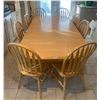 Image 1 : Beautiful Large Dining Table with 8 chairs, 84" x 42" x 30"
