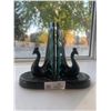 Image 3 : Blue Mountain Pottery Peacock Bookends