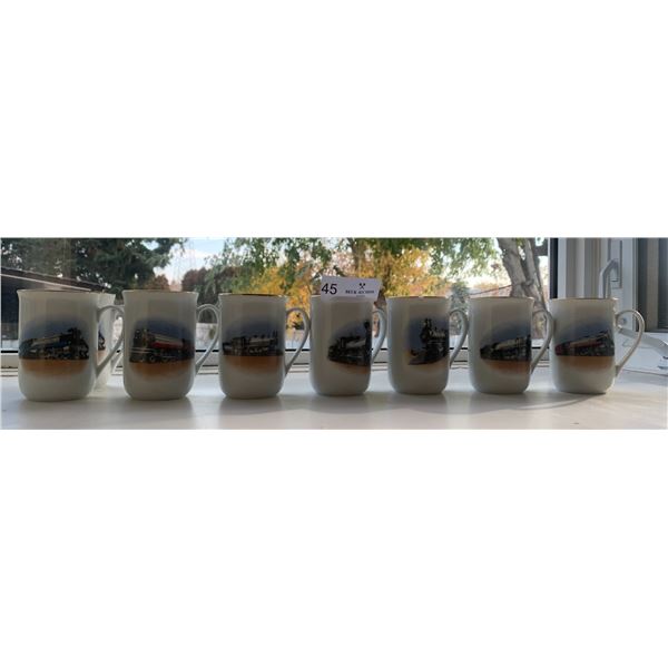 Commemorative Train Mugs and CN Rail Mugs