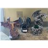 Image 1 : 3 Large Dragon Decorative Pieces