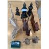 Image 1 : Wood and Stone Dragon-Themed Decor Lot