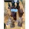 Image 3 : Wood and Stone Dragon-Themed Decor Lot