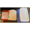 Image 2 : Lot of Empty Plastic Totes and Keepsake Boxes
