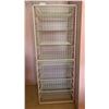 Image 1 : 2 Four-Drawer Stackable Wire Basket Sets, 29" x 22" x 22" ea.