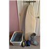 Image 1 : Ironing Board, Laundry Hampers, Walking Cast, and Heating Pad