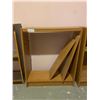 Image 2 : Two Small Bookcases, 25" x 31" x 10", and One Small Bookcase 30" x 32" x 10"