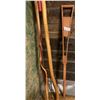 Image 5 : Tall Wood Walking Sticks with Scouts Memorabilia