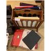 Image 2 : Large Lot of Good Condition Office Supplies, Briefcase, Organizers, and Magazine Holder