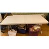 Image 1 : Two Plastic Folding Tables,  71" x 30" x 31" and 48" x 24" x 30"
