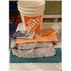 Image 2 : Cleaning Supplies Lot With Brooms, Mops, Gloves, Bag Holders, and More!