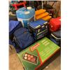 Image 2 : Nice Lot of Camping Coolers and a Coleman Camping Griddle Plus a Fishing Tackle Box