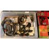Image 1 : Big Tote of Audio Cables and Coax Supplies Lot