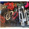 Image 1 : Good Lot Of Bungee Cords and Ratchet Straps Tote Lot