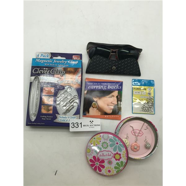 Assortment of accessories and Jewlery Repair Supplies