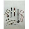 Image 1 : Assortment of Costume Jewlery, Watches ,And Watch Parts